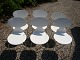 Myrestole i hvide model 3100 6 stk tegnet af Arne Jacobsen i fin stand 
5000 m2 udstilling