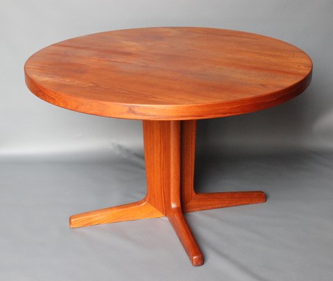 Spisebord - Teaktræ - Dansk Design - Rund Bordplade - Gudme Møbelfabrik - 1960
