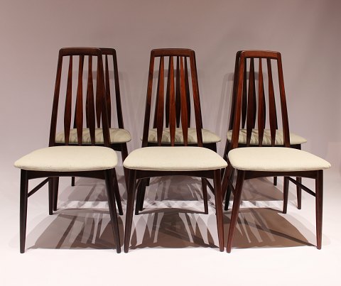 A set of six "Eva" dining chairs - Niels Koefoed - Koefoeds Hornslet - 1960
