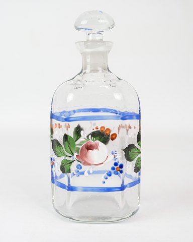 Carafe, hand painted floral decoration, 1930s.
Great condition
