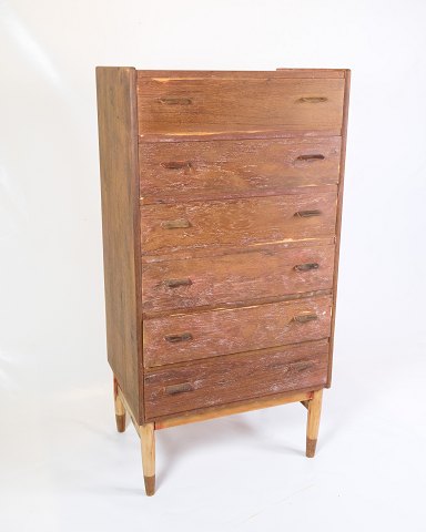 Chest of drawers - Teak - Oak legs - Poul M. Volther - FDB - Danish Design - 
1960
Good condition
