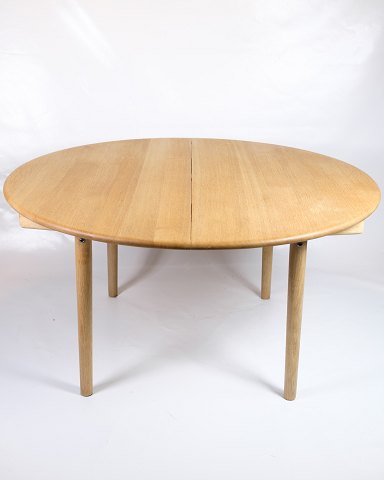 Spisebord Med Tillægsplader - Model PP70 - Lys Eg - Hans J. Wegner - PP Møbler - 
1970erne
Flot stand
