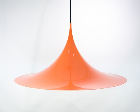Stor Trompet Pendel - Orange - Claus Bonderup - Fog & Mørup - 1970erne
Fremragende stand
