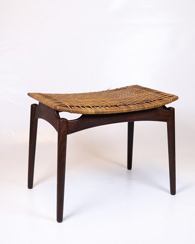 Flet Skammel - Teaktræ - Sigfred Omann - Ølholm Møbelfabrik - 1960erne
