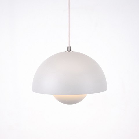 Flowerpot Lampe - Model VP1 - Grå - Verner Panton - &Tradition
