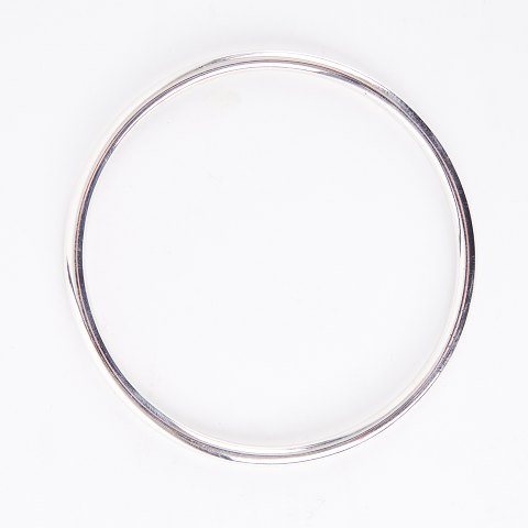 Fast armring – Massiv 925 sterling sølv – Stemplet AKE – 27 g
