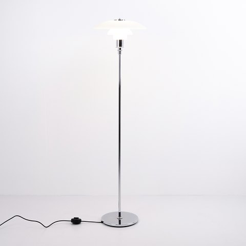 Poul Henningsen Stander/Gulvlampe Model PH 3½-2½ i Krom, Louis Poulsen