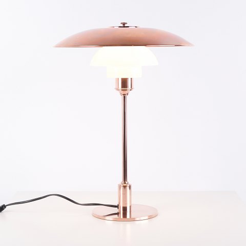 Poul Henningsen Bordlampe Model PH 3½-2½ Limited Edition i Kobber for Louis Poulsen