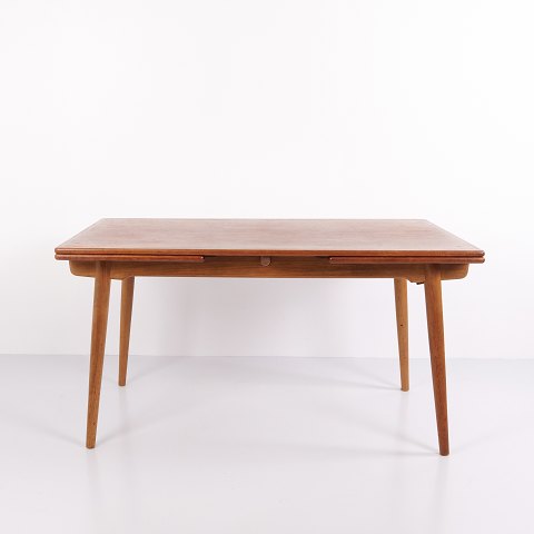 Hans J. Wegner Spisebord i Teak og Eg med Udtræk Andreas Tuck Danmark