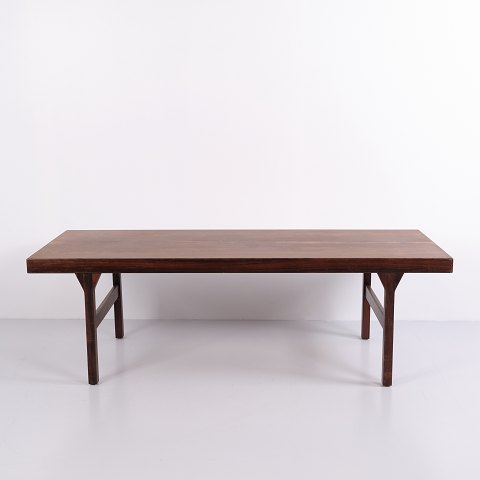 Dansk Sofabord i Brasiliansk Palisander med Udtræksbakke og Formica 1960erne