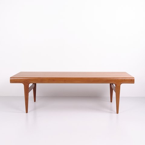 Johannes Andersen Sofabord i Teak med Indbyggede Skuffer Uldum Møbelfabrik 1960erne