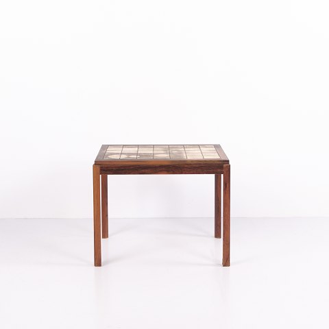Sidebord i Palisander med Kakler Dansk Design Signeret 6. Januar 1972