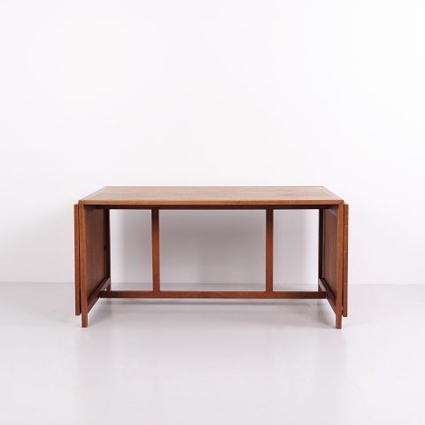 Sofabord i Teak med Ende Tillægsplader Dansk Design fra 1960