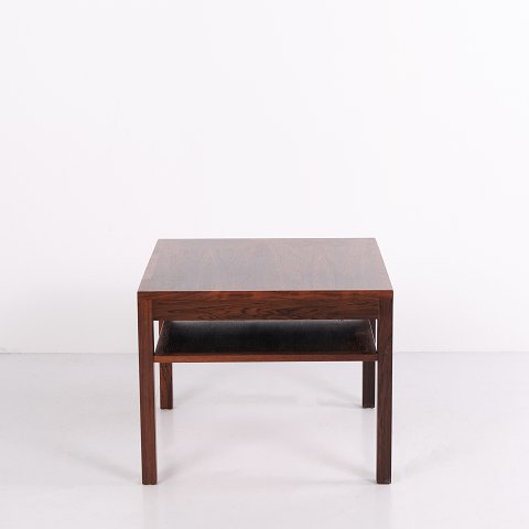Sidebord / Sofabord i Palisander med Hylde fra 1960