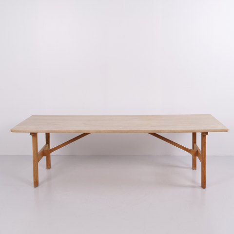 Børge Mogensen Sofabord Model 268 i Massiv Sæbebehandlet Eg for Fredericia Furniture