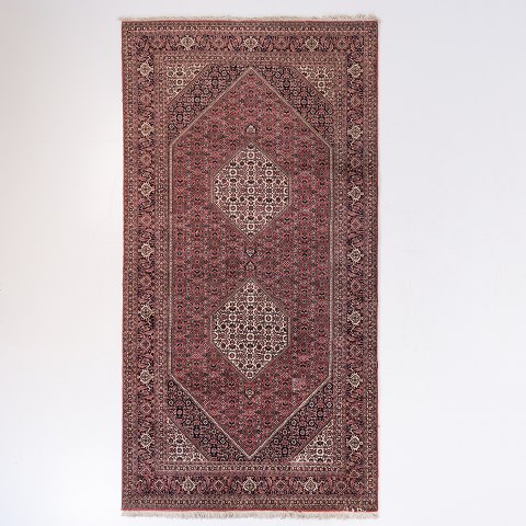 Bidjar Inspireret Orientalsk Tæppe med Herati Mønster 291 x 151 cm