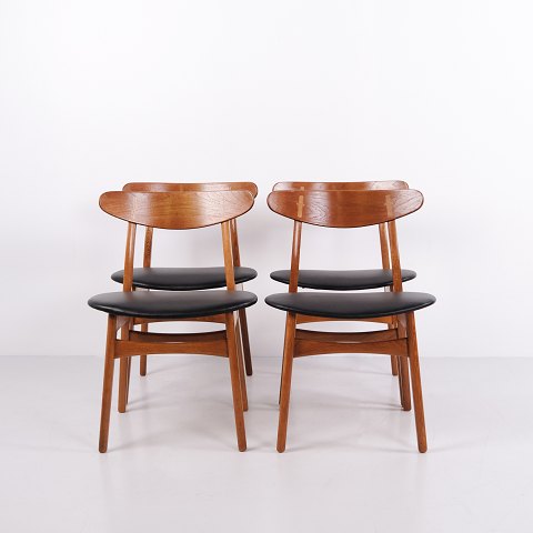 Hans J. Wegner Sæt af 4 CH30 Spisebordsstole for Carl Hansen & Søn 1950