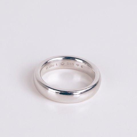 Ole Lynggaard ring 14 karat hvidguld