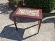 Lamp table in mahogany made from Haslev 5000 m2 showroom
