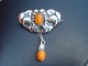 Art Nouveau brooch in silver, many silver jewelry in stock at present 5000 m2 
showroom