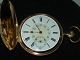 Clock in 14 ct gold