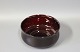 Dark red glass bowl by an unknown artist.
5000m2 showroom.