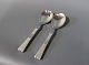 Salad servers "Rigsmoenster", hallmarked silver.
5000m2 showroom.