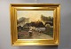 Oil painting of sunrise in the country signed J. Jensen 1916.
5000m2 showroom.