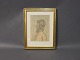 Henry Heerup oil chalk and pencil drawing, signed Heerup self portrait 29th of 
January 1945.
5000m2 showroom.