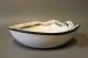 Ceramic bowl in black and white glaze by Herman A. Kähler. 
5000m2 showroom.