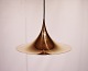 Gold colored Gubi Semi pendant designed by Claus Bonderup and Thorsten Thorup in 
1968. 
5000m2 showroom.