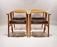 Sæt af 4 spisestuestole, model GE525,  af Hans J. Wegner og Getama, 1960erne.
5000m2 udstilling.