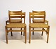 Set of four oak chairs with wicker, model BM1, designed by Børge Mogensen 
(1914-1972). Manufactured by C.M. Madsen, Haarby.
5000m2 showroom.
