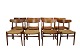 Set of 8 CH23 dining chairs by Hans Wegner and Carl Hansen & Son, 1950s.
5000m2 showroom.