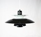Black PH5 lamp designed by Poul Henningsen in 1958 and manufactured by Louis 
Poulsen.
5000m2 showroom.