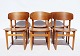 Sæt af seks Spisestuestole - Model 122 - Teak - Børge Mogensen - Søborg 
Møbelfabrik - 1960
