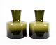 A pair of vases of dark green glass by Holmegaard.
5000m2 showroom.
