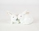 Royal Copenhagen porcelain figure in the shape of a pair of bunnies.
Great condition
