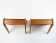 A pair of wall mounted shelves with drawer in teak of danish design from the 
1960s.
5000m2 showroom.