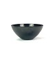 Krenit bowl by Herbert Krenchel in black metal and black enamel from the 1960s. 
5000m2 showroom.
Great condition
