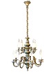 Chandelier of burnished brass from around the 1910s.
5000m2 showroom.
Great condition
