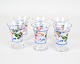 6 port wine glasses, hand-painted floral decoration, 1930
Great condition
