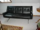 Black leather couch with shakerlegs from 1960 .Danish design .
5000 m2 showroom