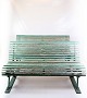 Antique French Park Benches - Painted in Greenish Color - Patina - 1930s
Great condition
