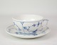 Stor Tekop Med Underkop - Nr. 1/315 - Porcelæn - Musselmalet Riflet - Royal 
Copenhagen
Flot stand
