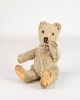 Gammel Bamse I Mohair - Beige - Glasøjne - Vintage Legetøj - Samlerobjekt - 
1930erne
Flot stand
