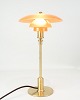 PH Bordlampe - Model PH 2/1 - Limitied Edition - Messing & Rav Farvet Skærme - 
Poul Henningsen - Louis Poulsen

