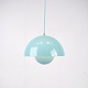 Flowerpot Lampe - Model VP1 - Baby Blå - Verner Panton - &Tradition
