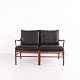 Colonial 2-pers. sofa – Ole Wanscher – Model OW149-2 – Palisander – P. Jeppesen 
– Ca. 1960
Flot stand
