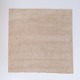 Kvadratisk Naturfarvet Tæppe i Lyse Beige Nuancer 220 x 220 cm